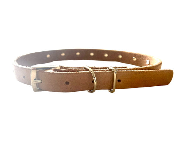 LEATHER COLLAR AND LEAD SET