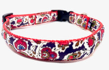 Load image into Gallery viewer, Large paisley dog collar
