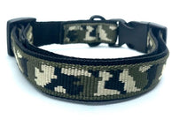 Load image into Gallery viewer, MAX - Green &amp; Black  Camouflage dog collar
